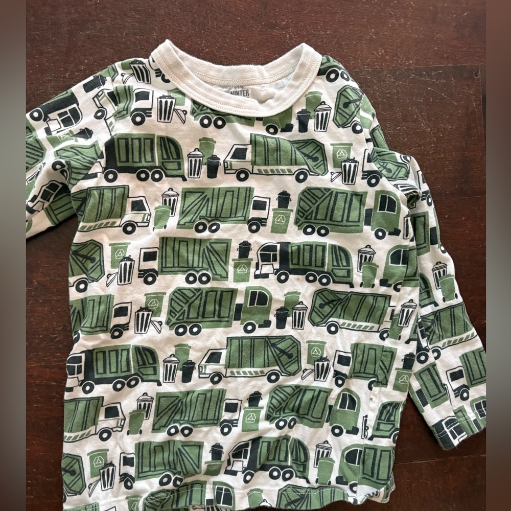 Winter water factory garbage truck shirt